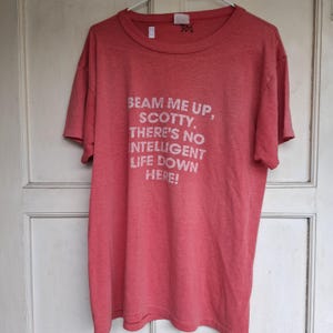 vintage 70s/80s STAR TREK beam me up singlestitch