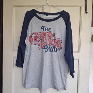 Charlie Daniels Band Medium 3/4 Sleeve Southern Rock Country rock t shirt
