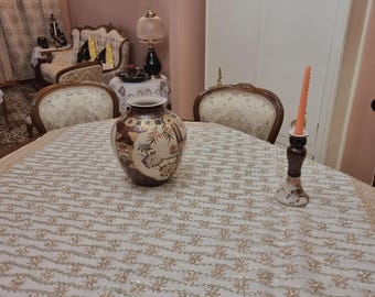 Handgemaakte kralenborduurwerkset: elegante textielkunst, woondecoratie