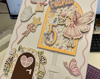 Fairy cake topper set