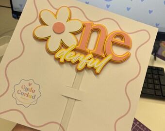ONEderful cake topper