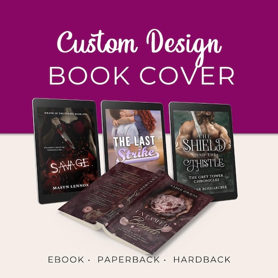 Custom Book Cover for Authors, eBook and Paperback, Personalized Cover Art, Amazon KDP Design, Self Publishing, Professional Book Cover Art