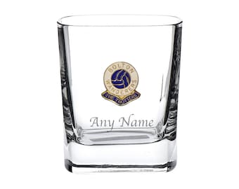 Bolton Football Club Mixer Glass with option to personalise