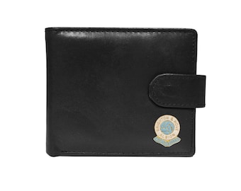 Brighton football club black leather wallet with option to personalise