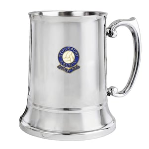 Stockport County football club tankard with option to personalise