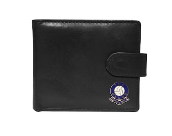 Chelsea football club black leather wallet with option to personalise