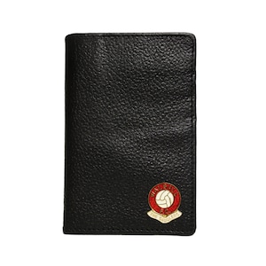 Walsall football club leather credit card case with option to personalise