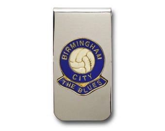 Pinza para billetes cromada del club de fútbol Birmingham City