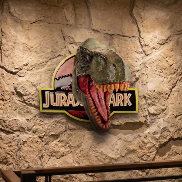 RELICS: Apex Beasts – Tyrannosaurus Rex | Oversized 3D Sculpture | Prehistoric Apex Predator | Wall / Display Art | The Frame Beyond