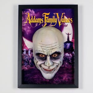 Uncle Fester - The Addams Family Fan Art Horror – Hand-Painted 3D Painting