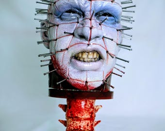 RELICS: The Last Cut – Pinhead | Handcrafted Collectible Horror Bust | Hand-Painted 3D Sculpture | 40 cm