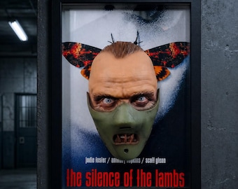 Hannibal Lecter 3D Wall Art – 3D Wall Art • Handmade in Italy • The Frame Beyond