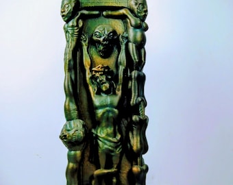 Pillar of Souls Hellraiser Sculpture – Horror Collectible – Gothic Horror Decor – Hand Painted Horror Art – Clive Barker Inspired
