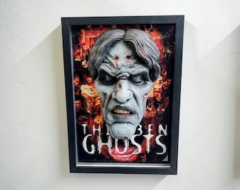 Horror 3D Painting The Juggernaut – The Moloch The 13 Ghosts Statue – Nightmares in Frame – Thirteen Ghosts – Dark Cult Wall Decoration