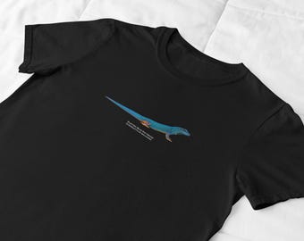 Electric Blue Gecko T-Shirt: Exotic Reptile Lover Gift