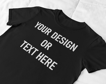 Custom 100% Cotton T-Shirt: Personalized Design, Text, or Logo