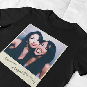 Vintage Selena and Aaliyah Shirt, R&B Princess and Queen of Cumbia Tee, Retro Music Fan Shirt, 90s Legends T-Shirt, Aesthetic Graphic Tee