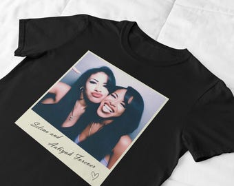 Vintage Selena and Aaliyah Graphic Tee, 90s R&B Cumbia Shirt