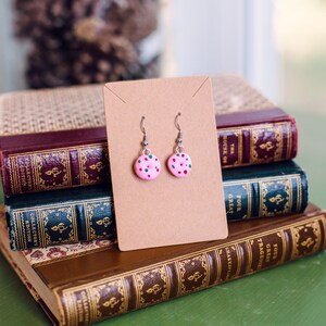 Mini Sprinkle Donut Earrings