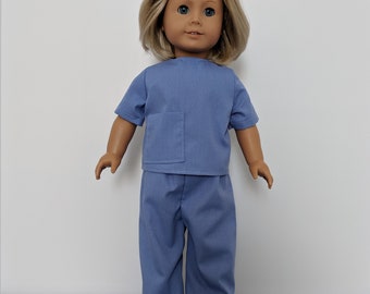 Authentic Scrubs and Pink Tennis Shoes for 18 Inch Dolls