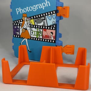 Caixa de jogo de cartas com fotografia impressa em 3D personalizada – Estojo de armazenamento seguro com encaixe rápido impresso em UV (cartas não incluídas)