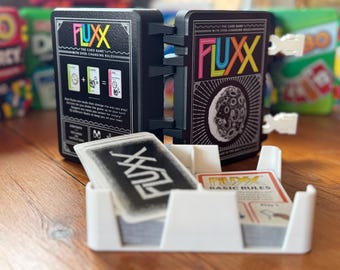 Custom 3D-Printed Card Game Box for Fluxx (Cards NOT Included)