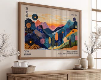 Yayoi Kusama Japan Landschaft KUNSTDRUCK Bild Poster