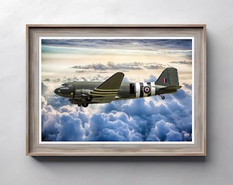 ダグラス DC3 ダコタ C-47 スカイトレイン RAF 米国 WW11 軍用貨物輸送