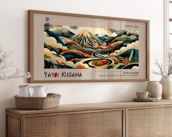 Yayoi Kusama, Góra Fuji, grafika: Japońska sztuka krajobrazowa