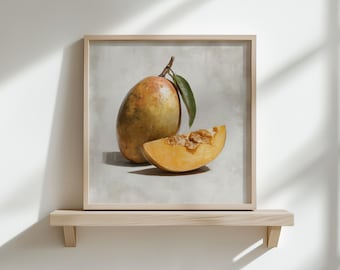 Impresión de mango – Decoración de pared rústica – Arte de pared de cocina estilo cottagecore