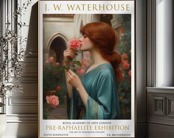 John William Waterhouse Art Print: The Soul of the Rose, Pre-Raphaelite Poster