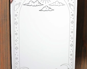 Tarot Mirror, Spiritual Metaphysical, The Mirror Tarot Card, Tarot Wall Decor, Customized Tarot Card