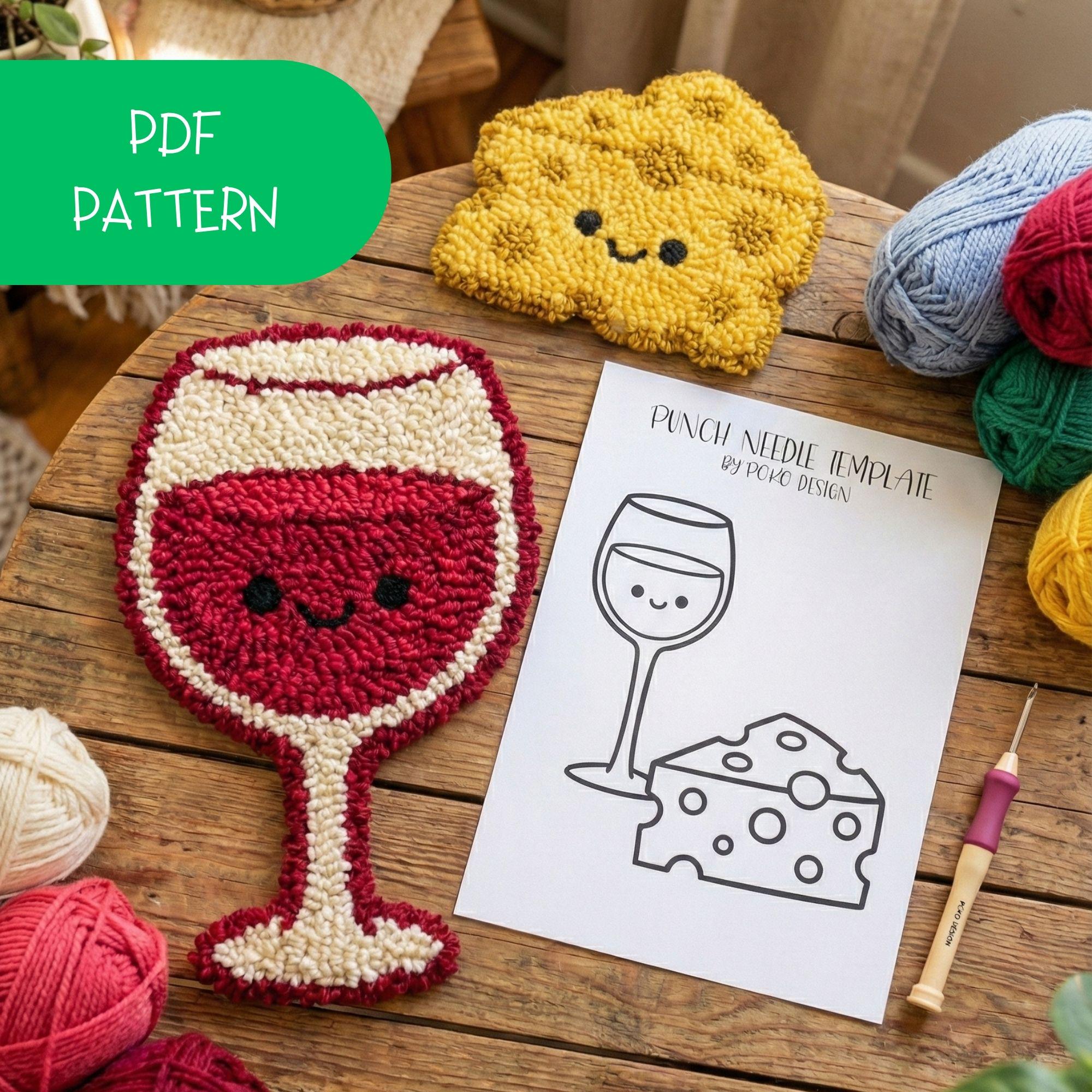 Jour 17 • DIY & Sous-tasses en punch needle – Loïcia Itréma