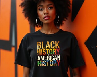 Svart historia är amerikansk historia PNG-design | Kraftfull citatgrafik