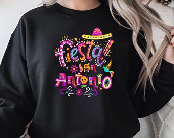 Fiesta San Antonio PNG SVG | Kolorowy projekt meksykańskiej imprezy | Sztuka cyfrowa dla rzemieślników