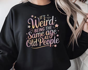 Vintage Quote Design PNG | Funny Aging Quote | Retro Pastel Stars | Digital Download
