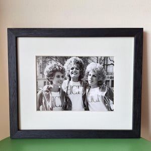 Framed 1971 Press Photo | Spring French Hairstyles | Vintage Salon Wall Art