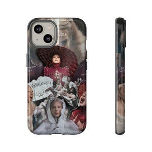 Lady Gaga Abracadabra iPhone & Samsung Hülle - Rot, Schwarz, Weiß Design - kostenloser Versand - Stilvolle und moderne Handyhülle