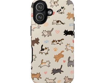 Cute Cats iPhone Case | Cat Animal Phone Case for Samsung Galaxy