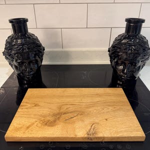 James Martin Style Oak Chopping Board Serving Boards - Thick Solid Oak Heavy Duty wooden Chopping Block - Great Serving Board