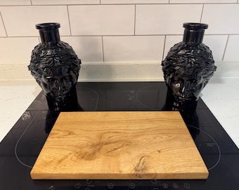 James Martin Style Oak Chopping Board Serving Boards - Thick Solid Oak Heavy Duty wooden Chopping Block - Great Serving Board