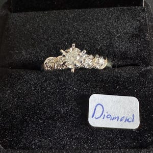 10k gold diamond ring