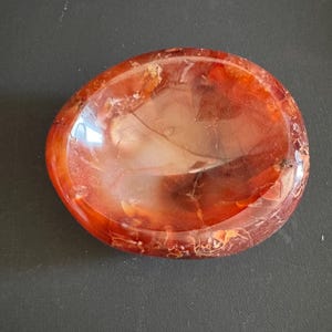 carnelian crystal bowl or sphere holder