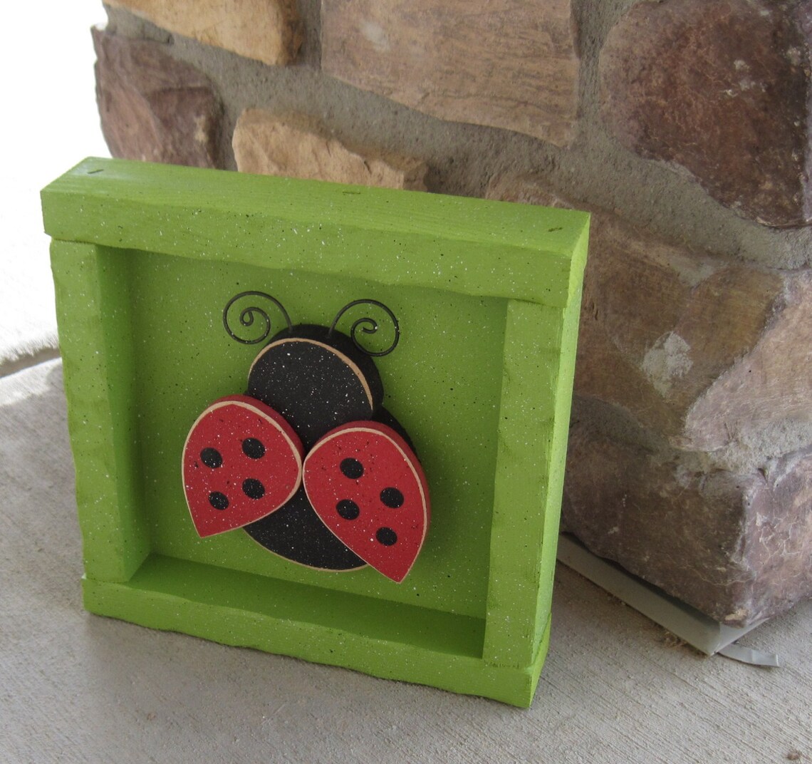 LADY BUG FRAME Etsy