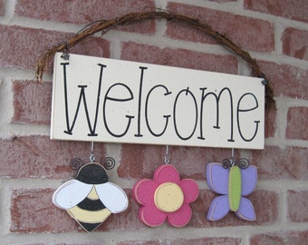 Monthly WELCOME SIGN (MAY) for wall and home decor