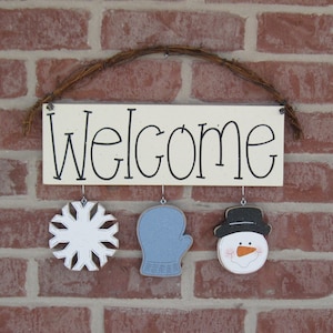 Monthly  WELCOME SIGN (JANUARY) for wall and home decor