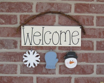 Monthly  WELCOME SIGN (JANUARY) for wall and home decor