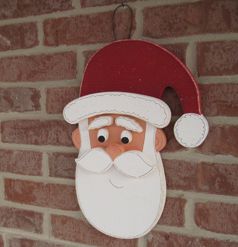 SANTA for Christmas Wall and Door Hanging Decor Etsy