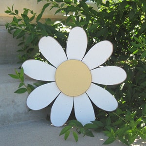 LARGE WHITE DAISY or your custom personalized colors for wall hanging bedroom, girl or home decor