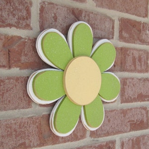 VERT LIME en couches DAISY pour Tenture murale, de chambre de jeune fille ou de décoration pour la maison